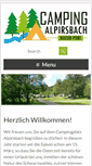 Mobile Screenshot of camping-alpirsbach.de